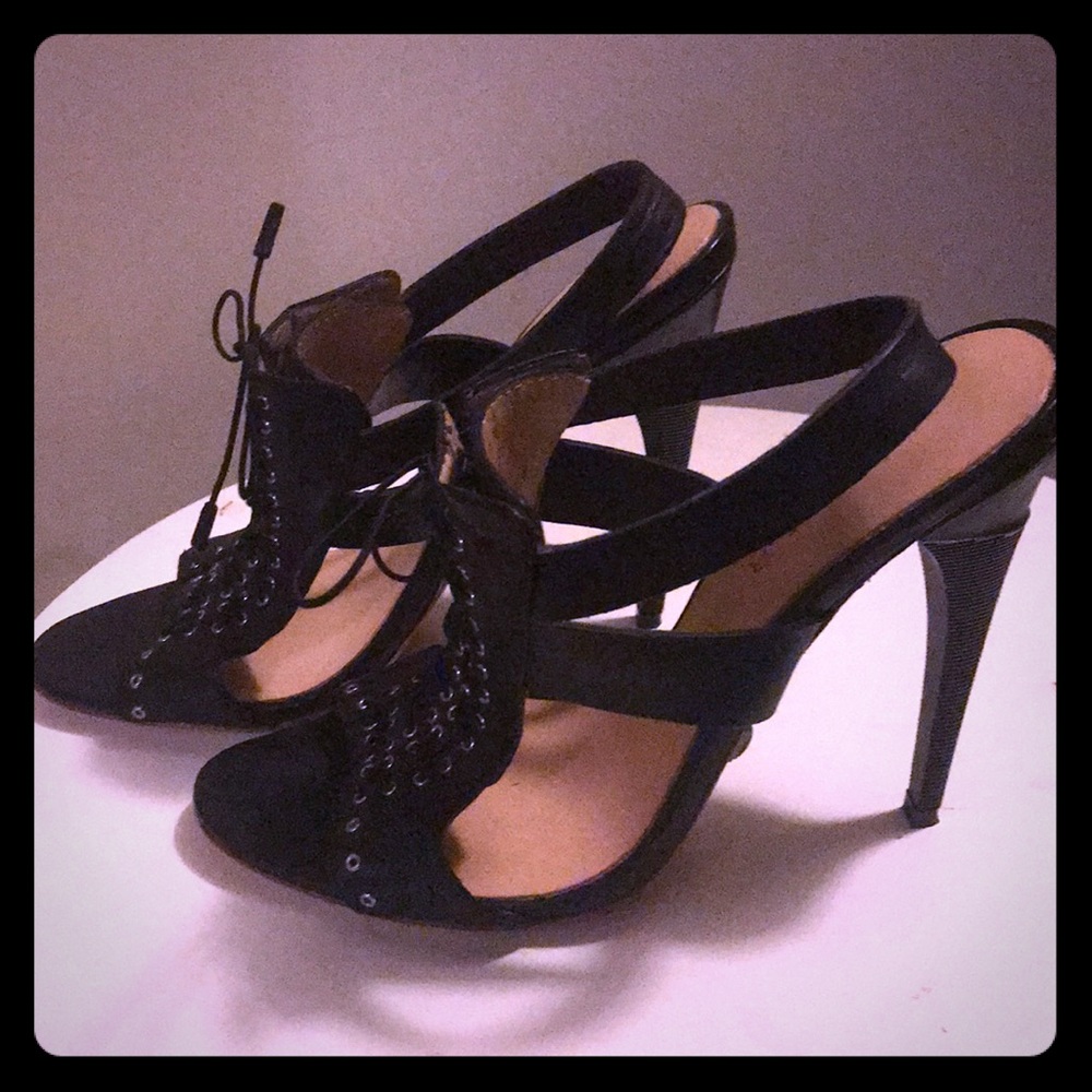 L.A.M.B. Peep Toe Heels